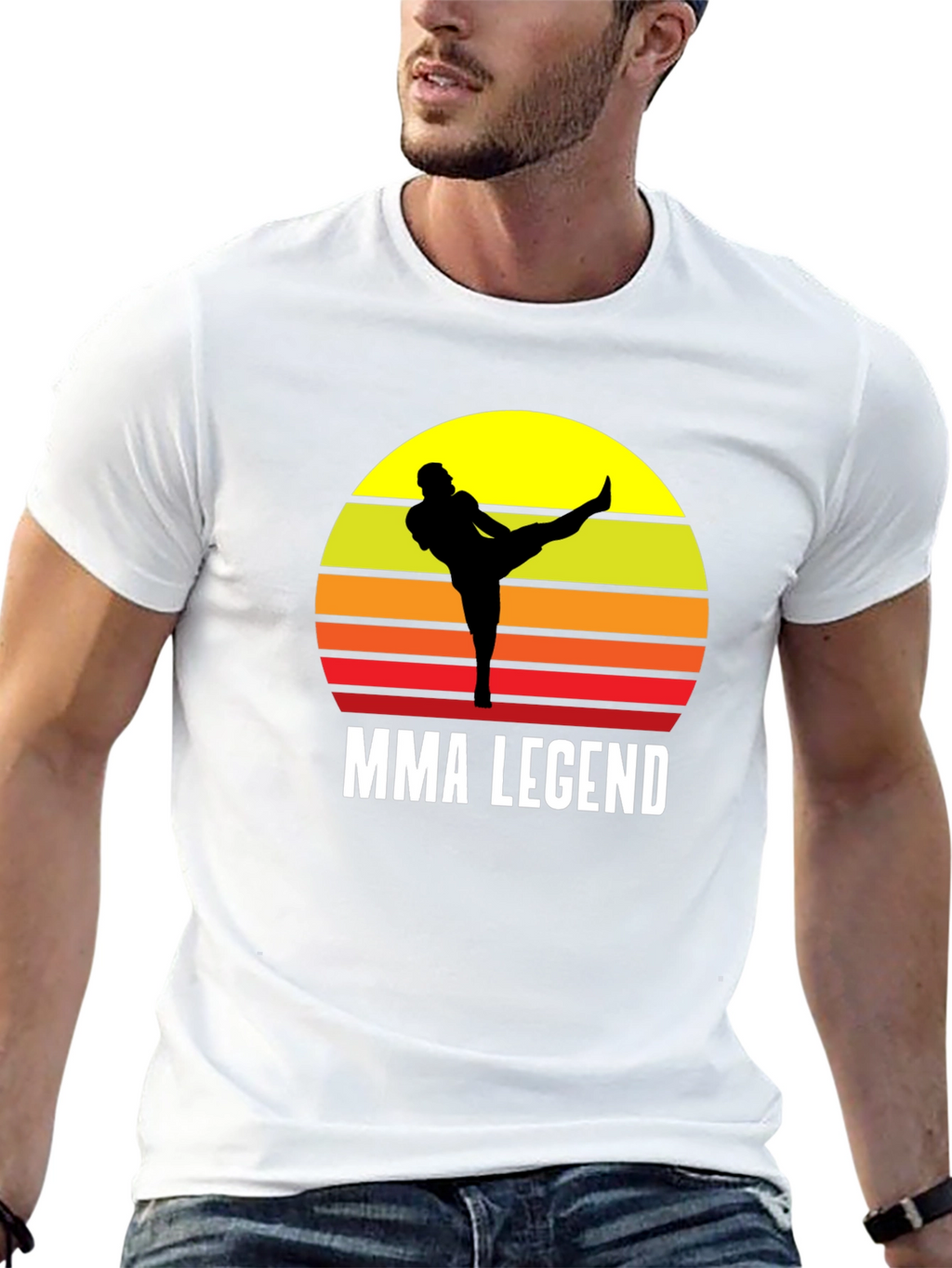 MMA Legend Sunset Kick T-Shirt