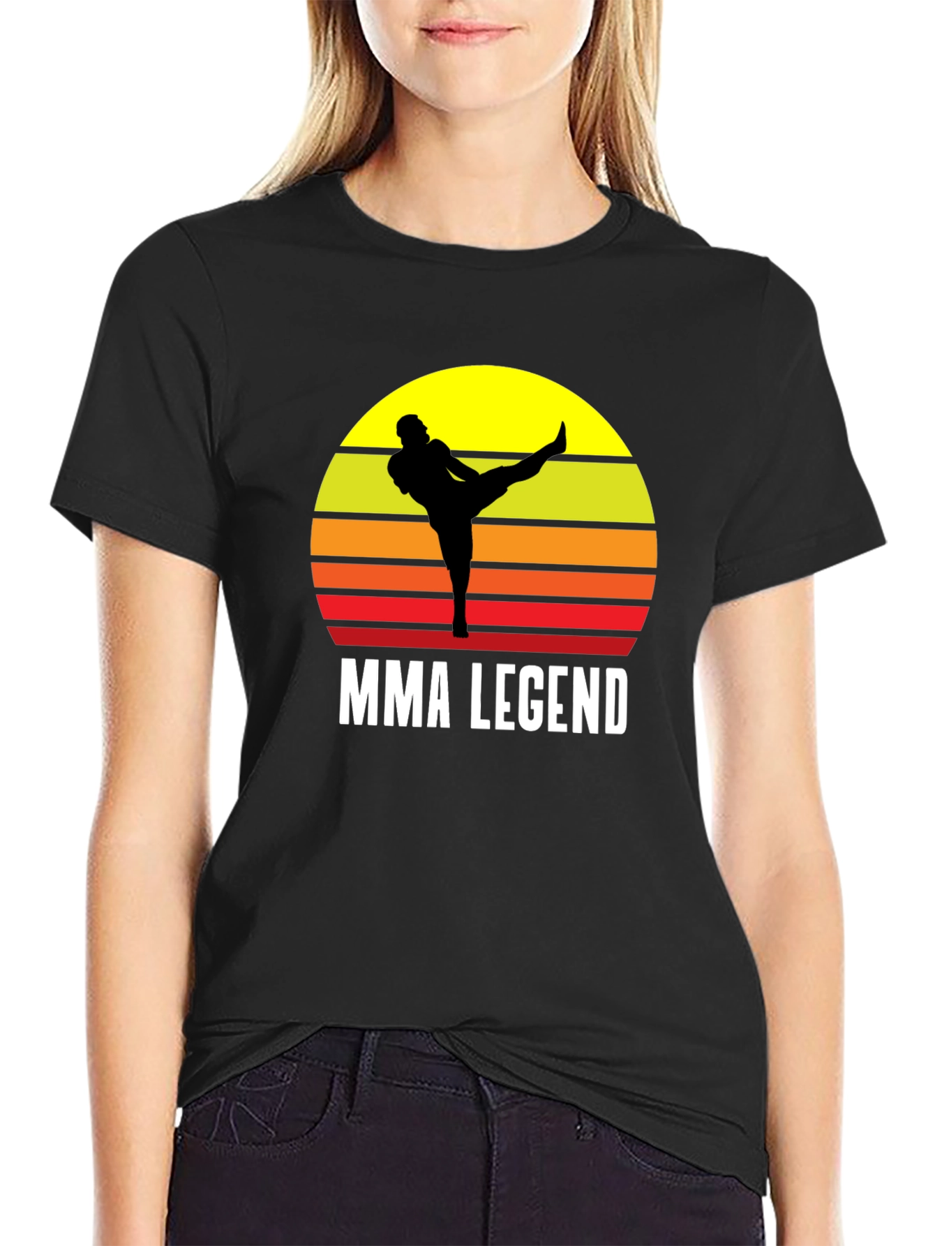 MMA Legend Sunset Kick T-Shirt