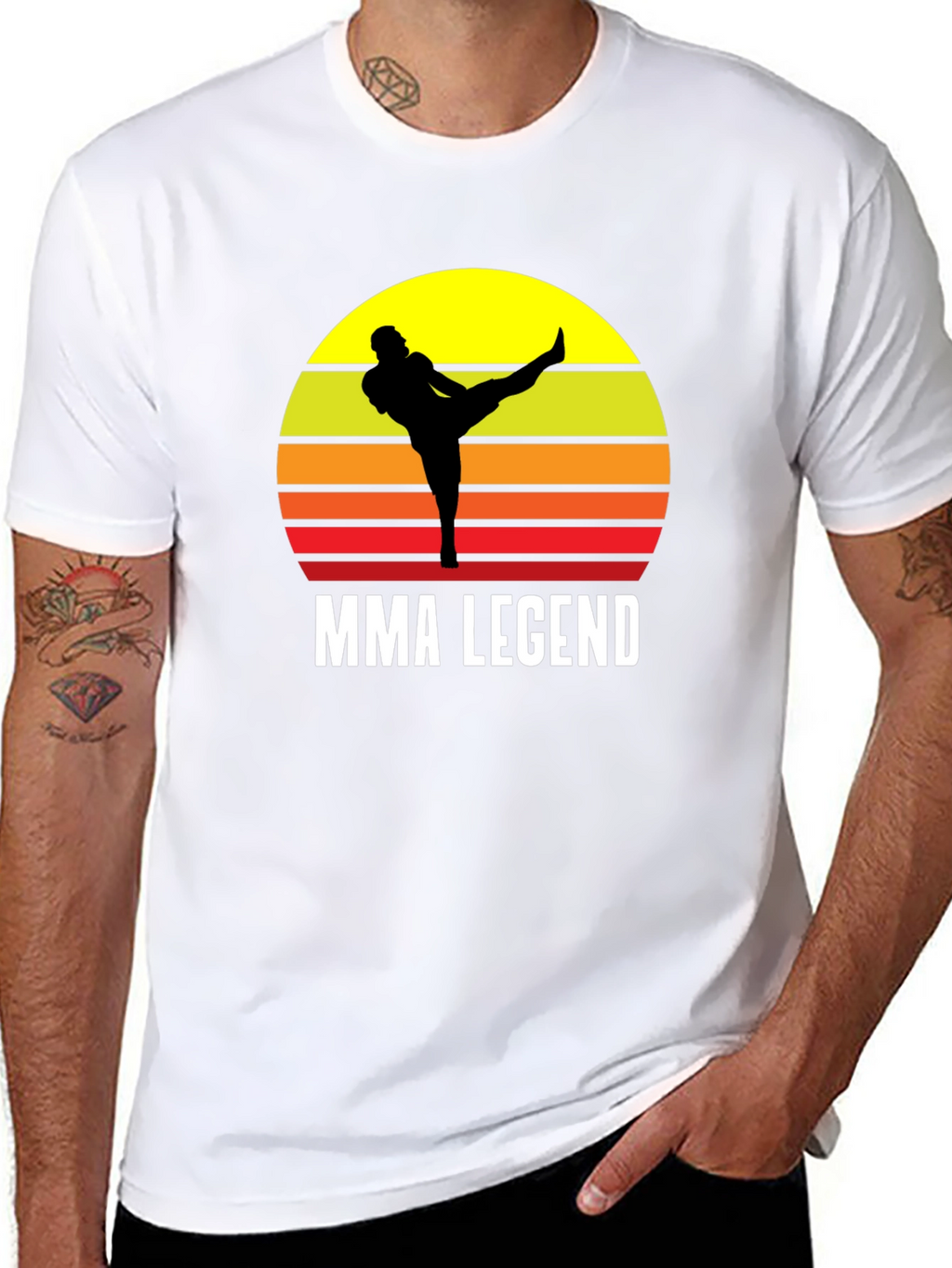 MMA Legend Sunset Kick T-Shirt
