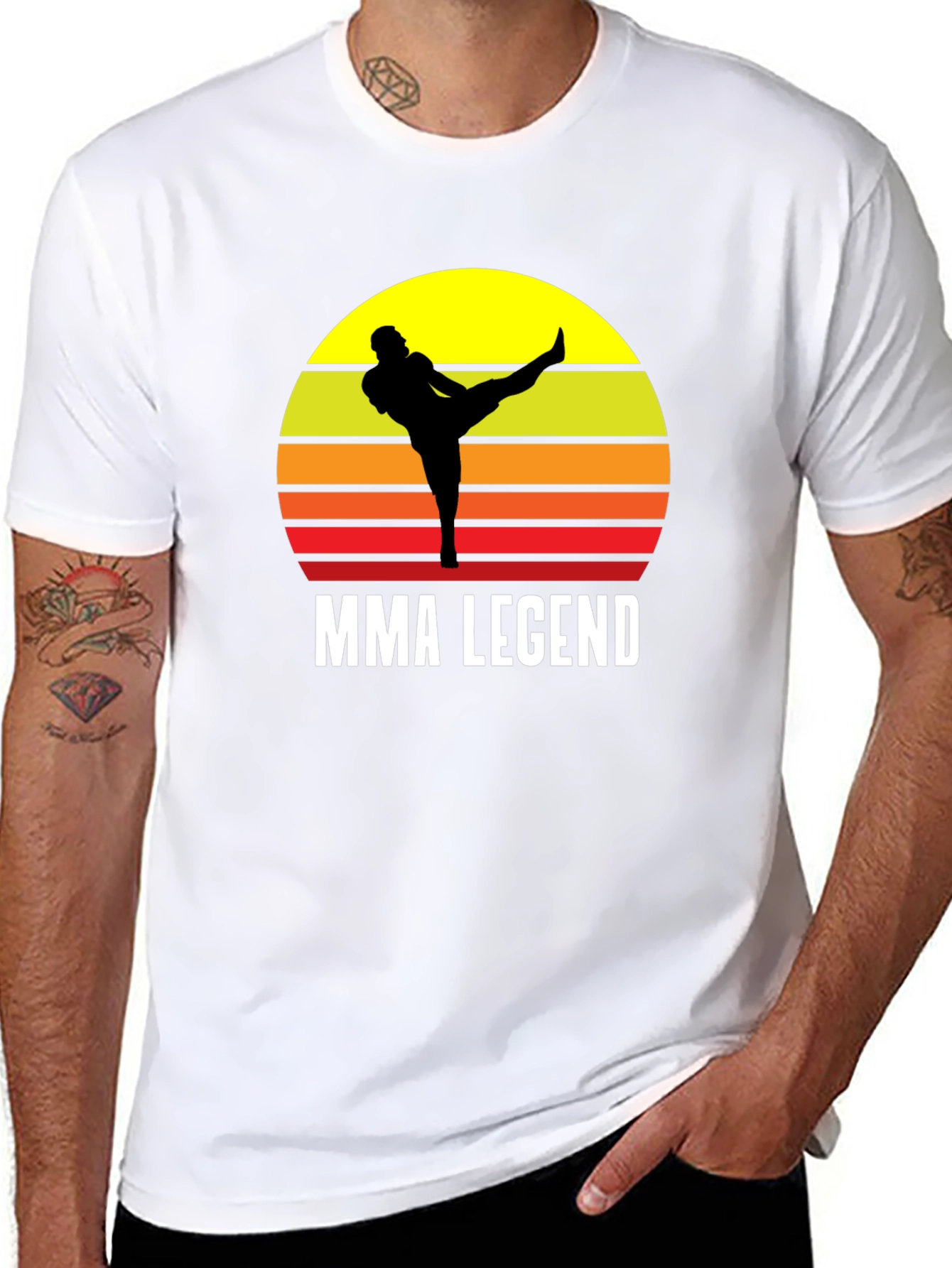 MMA Legend Sunset Kick T-Shirt