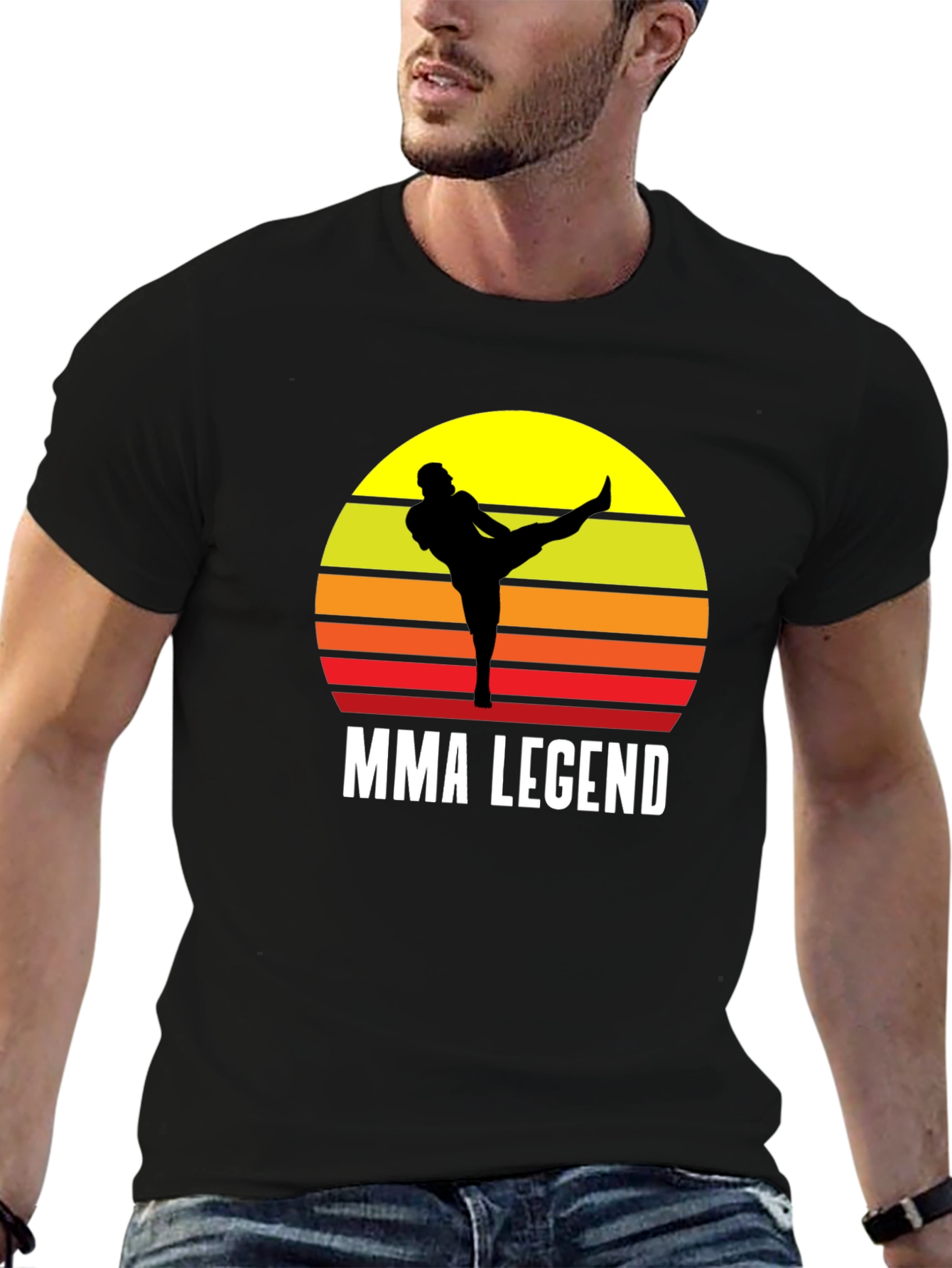 MMA Legend Sunset Kick T-Shirt