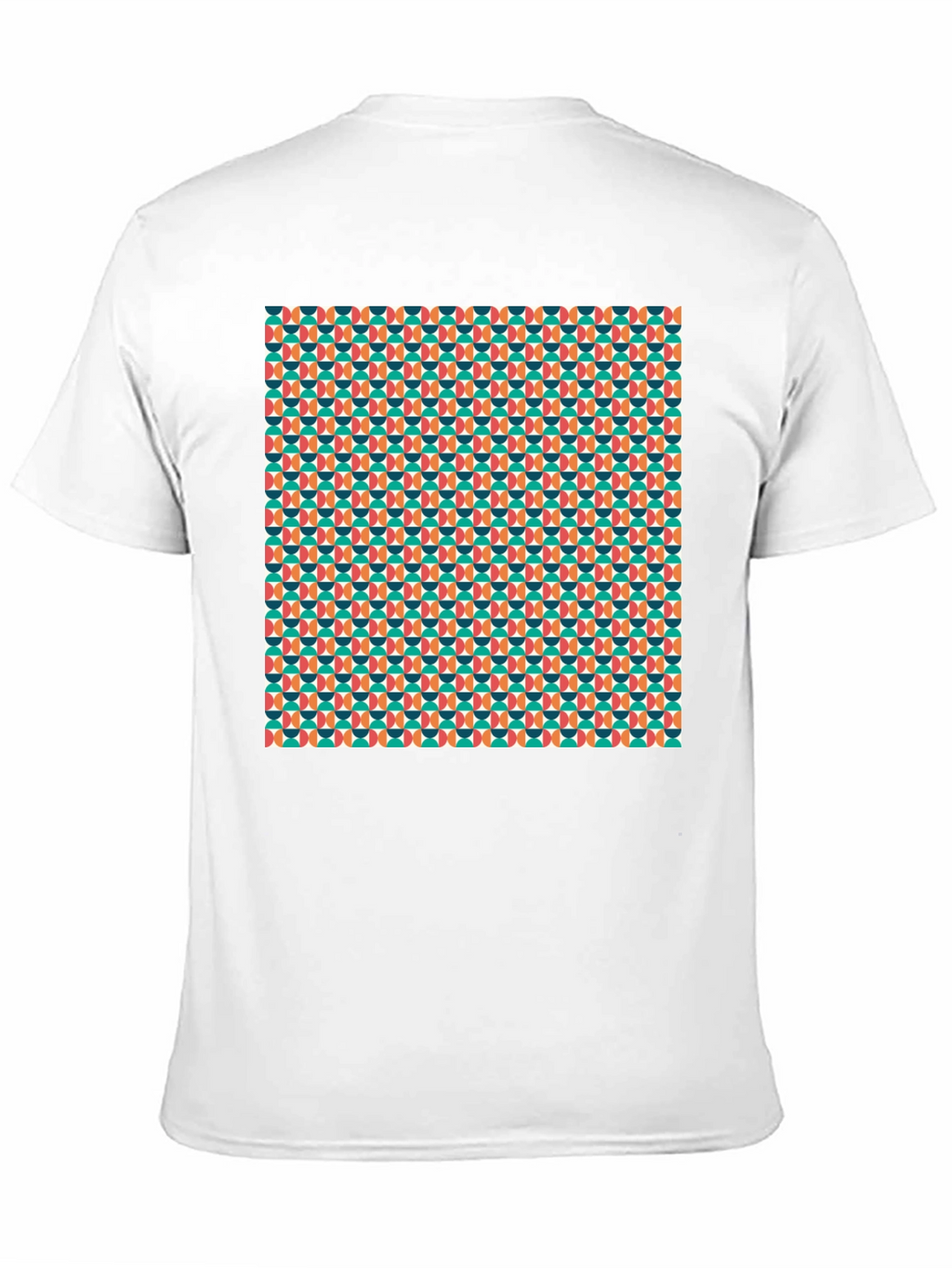 Retro Geometric Pattern T-Shirt
