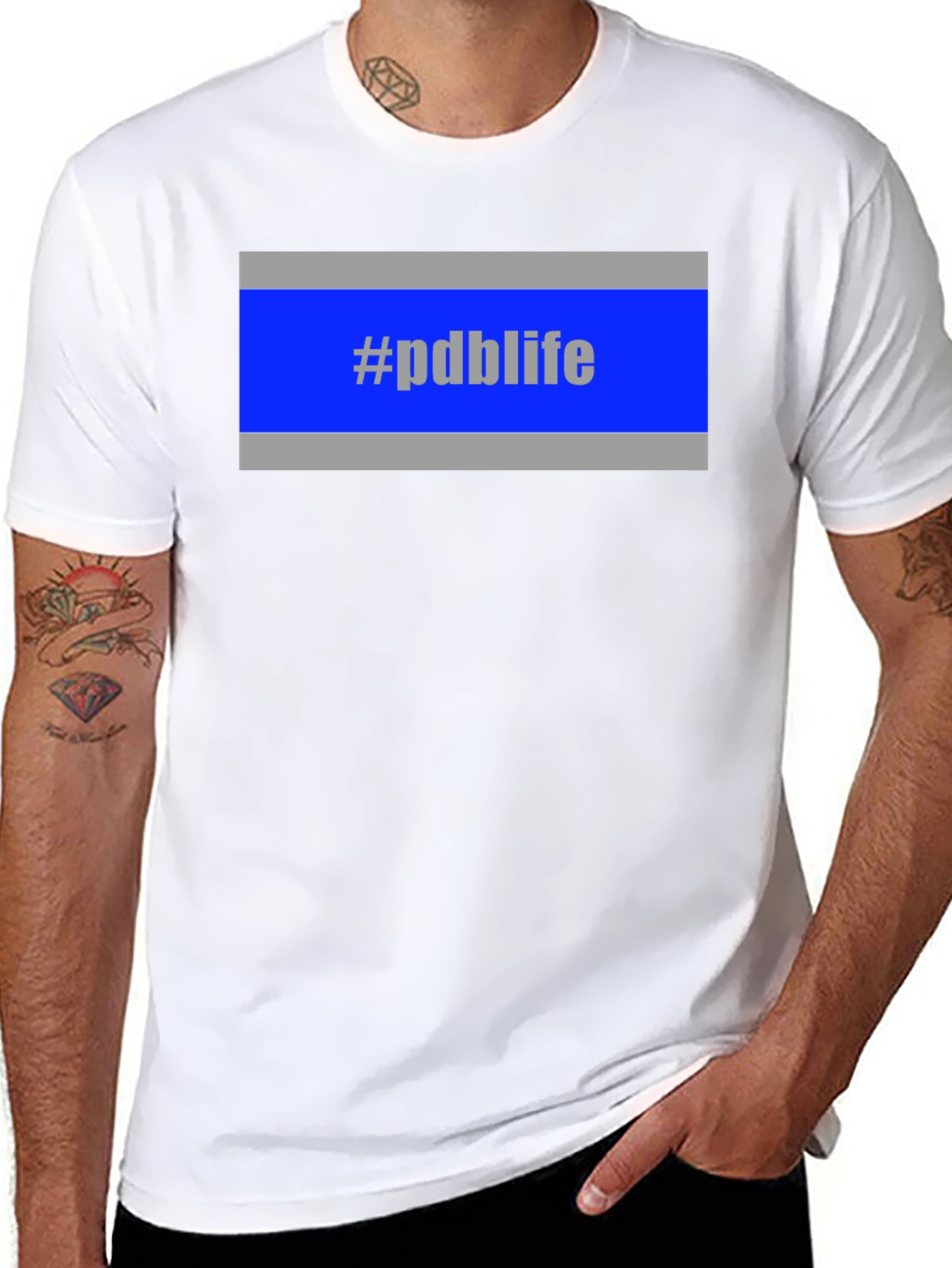 #pdblife Graphic Tee - Soft Cotton Blend Casual Wear