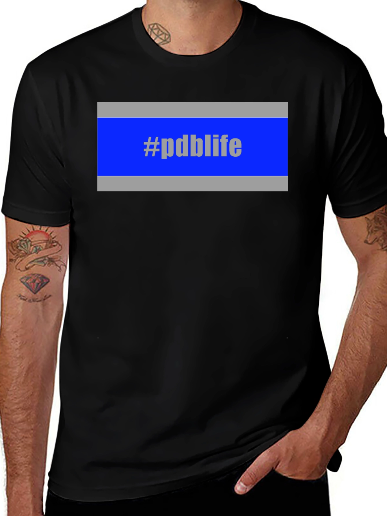 #pdblife Graphic Tee - Soft Cotton Blend Casual Wear