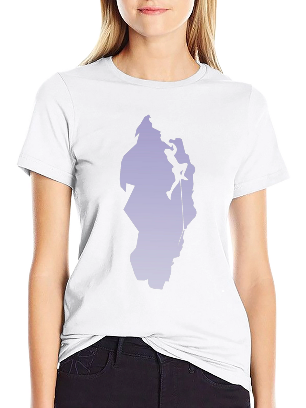 Climber Silhouette Graphic T-Shirt
