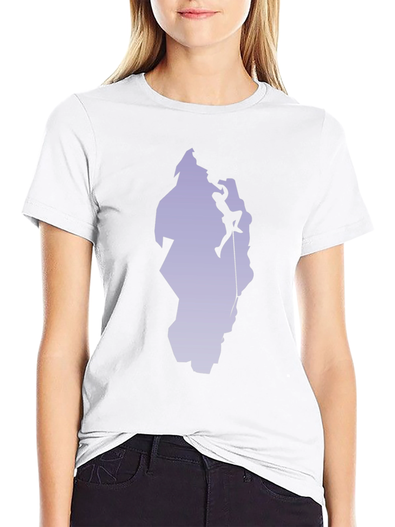 Climber Silhouette Graphic T-Shirt