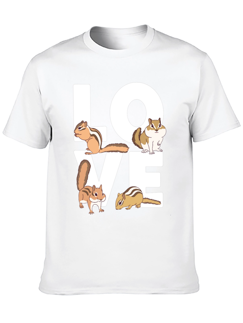 Cute Chipmunk Love T-Shirt