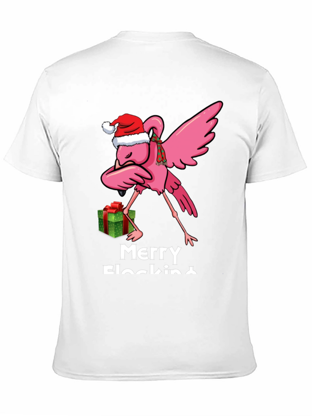 Merry Flocking Christmas Flamingo T-Shirt