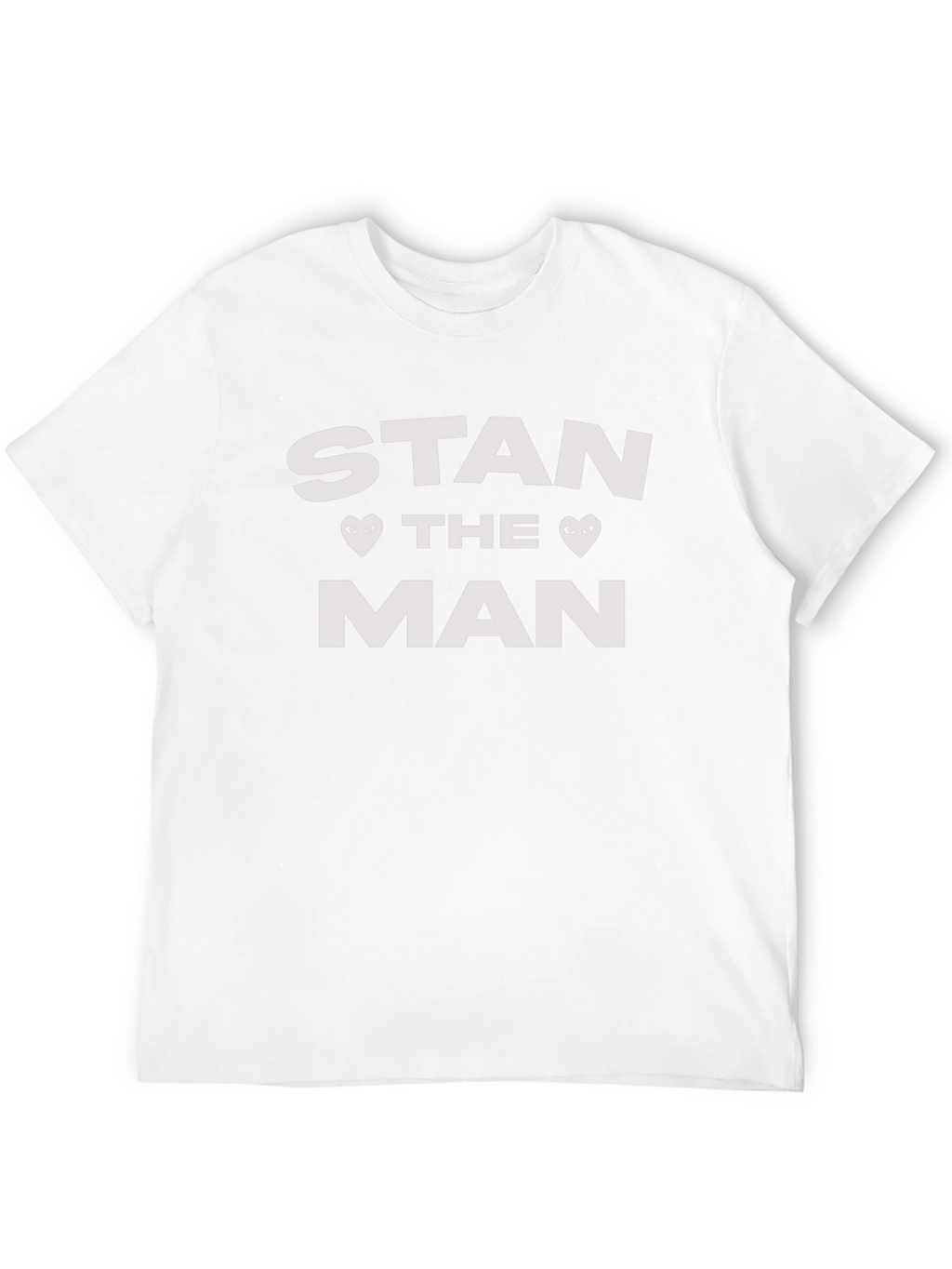Stan The Man Graphic Tee - Black Cotton T-Shirt