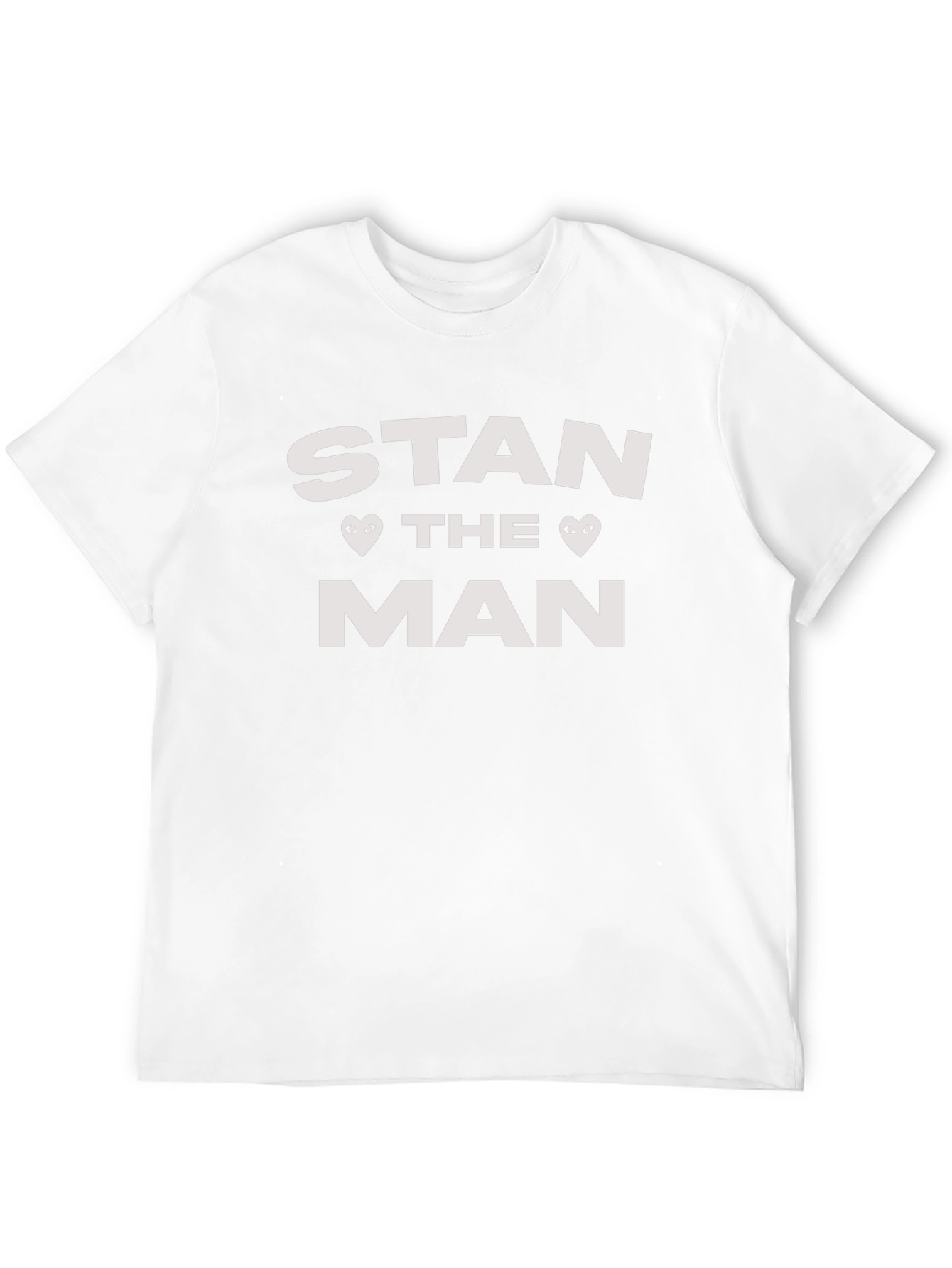 Stan The Man Graphic Tee - Black Cotton T-Shirt
