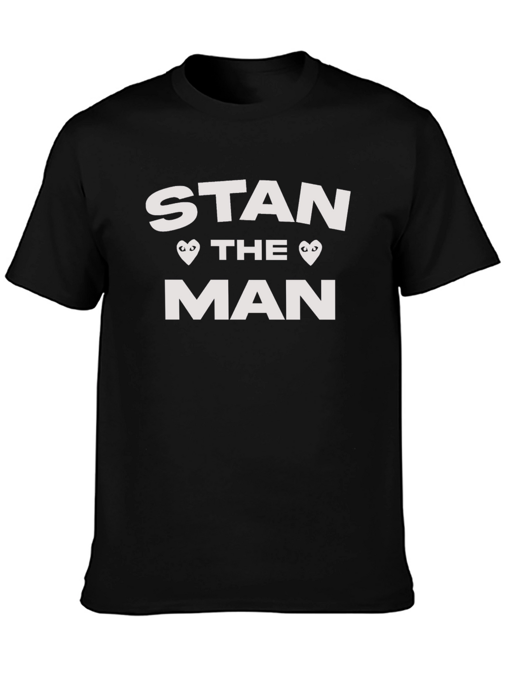 Stan The Man Graphic Tee - Black Cotton T-Shirt