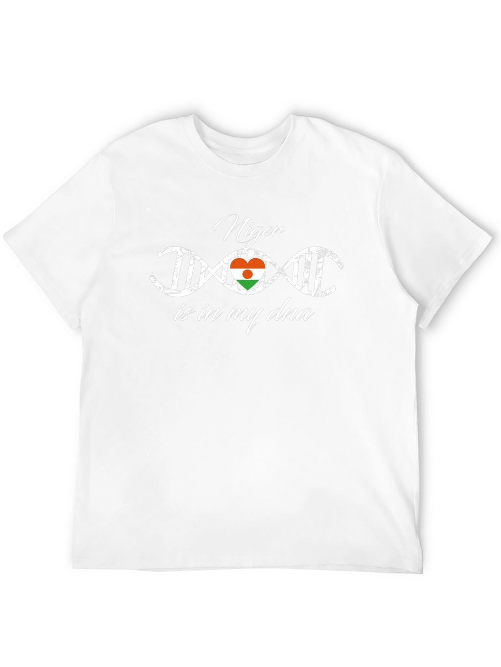 Niger DNA Heart T-Shirt - Show Your Pride!