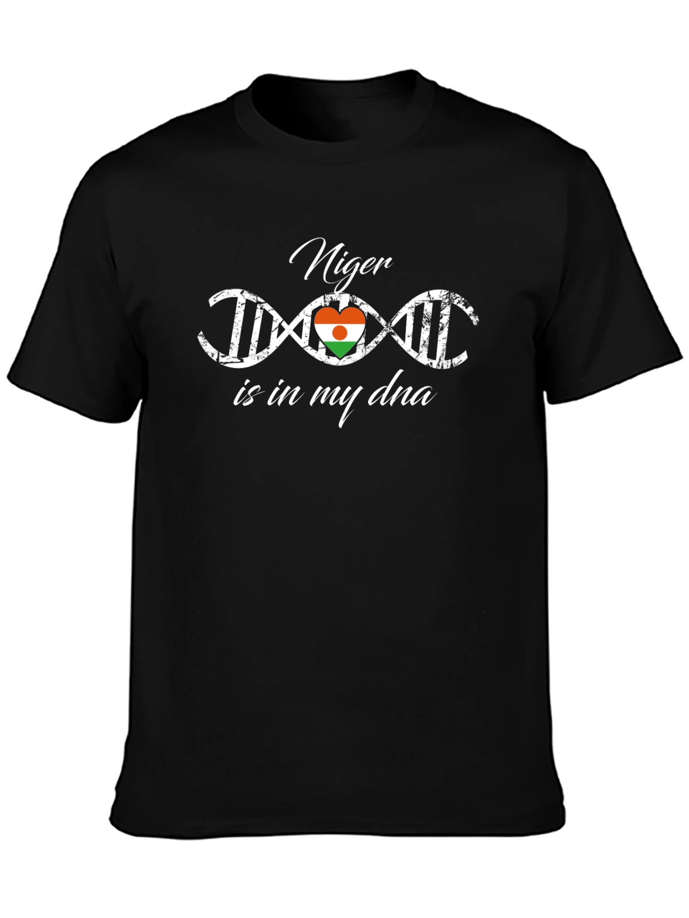 Niger DNA Heart T-Shirt - Show Your Pride!