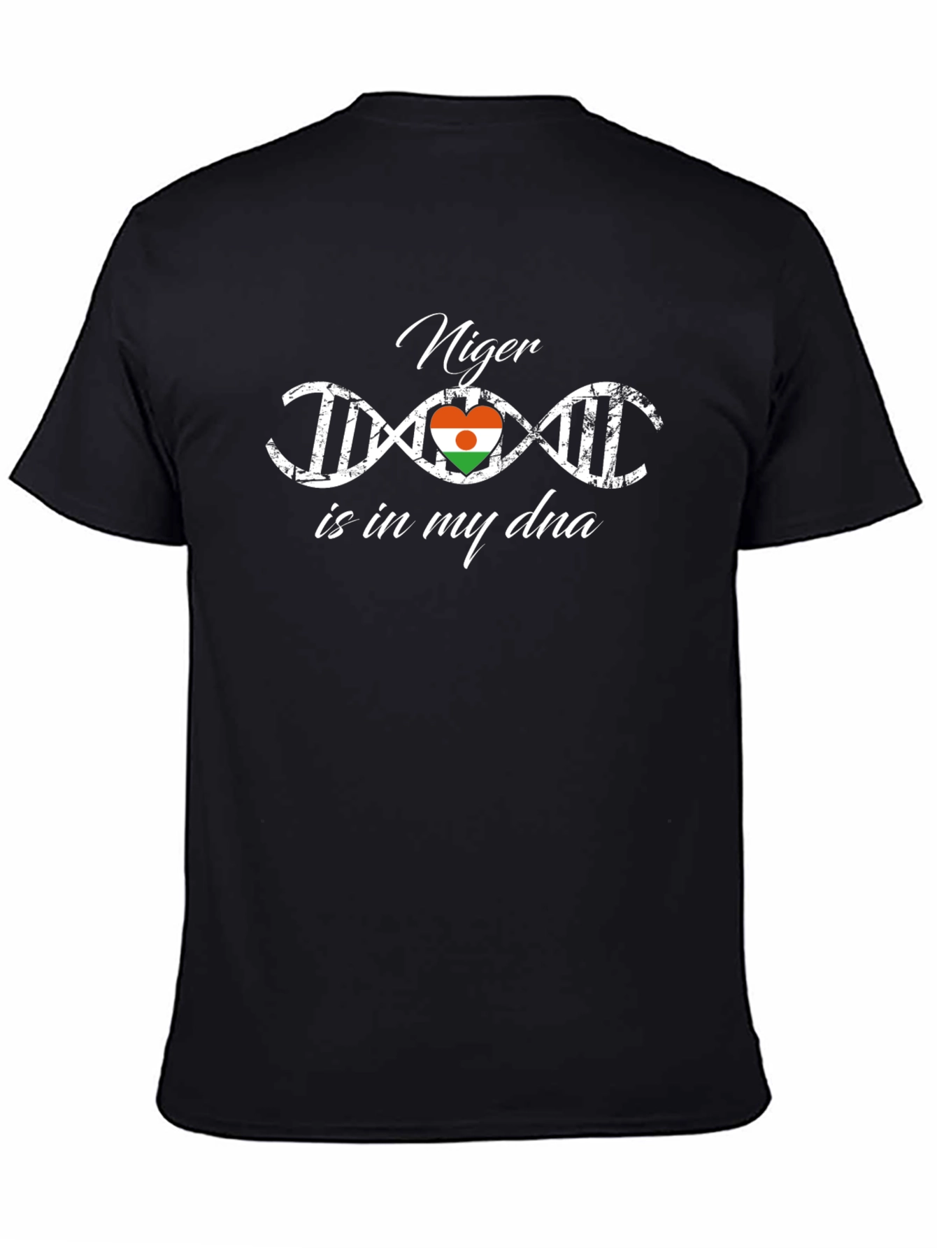 Niger DNA Heart T-Shirt - Show Your Pride!