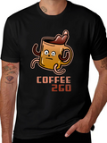 Coffee 2GO Graphic T-Shirt - Black