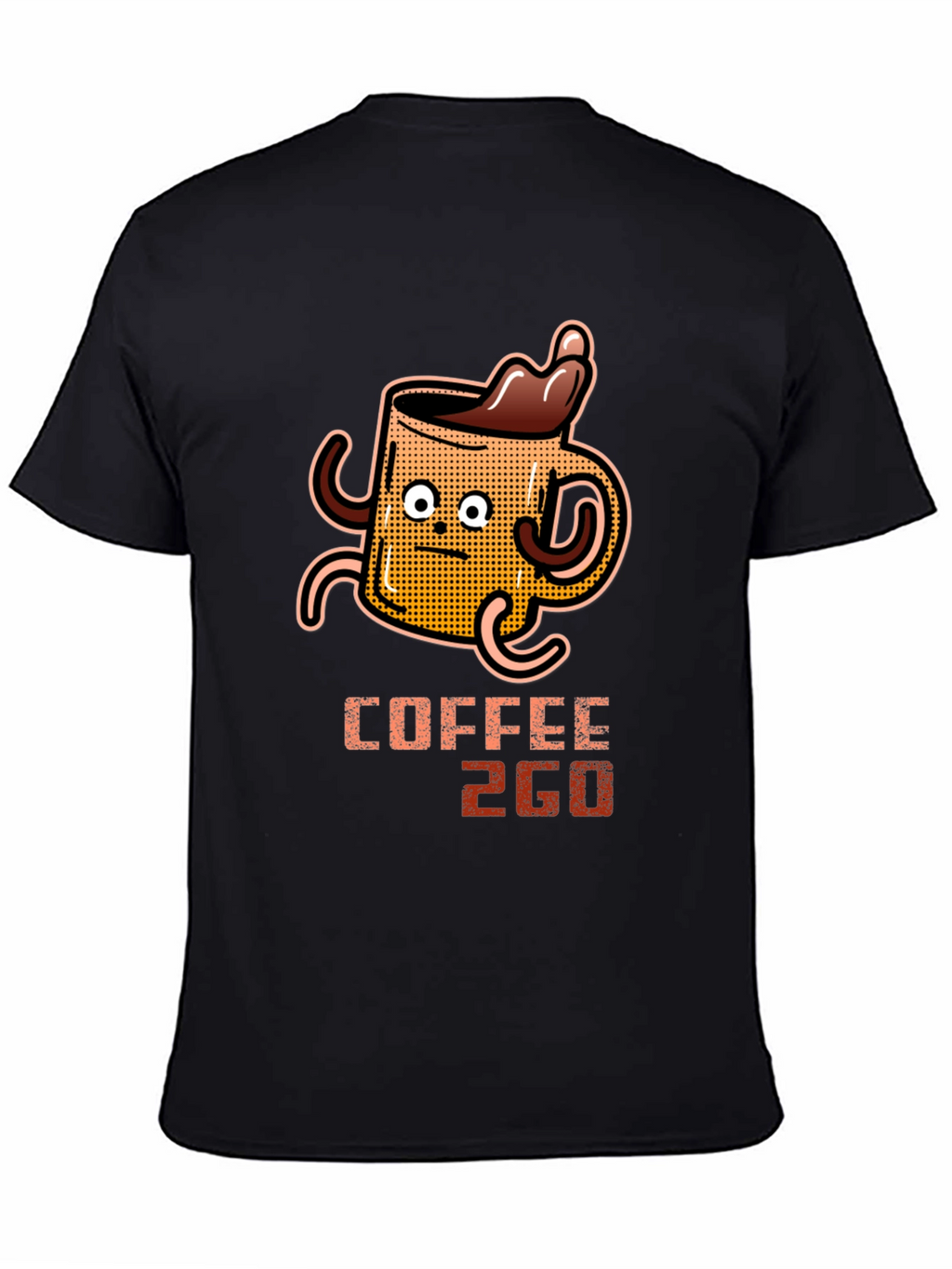Coffee 2GO Graphic T-Shirt - Black