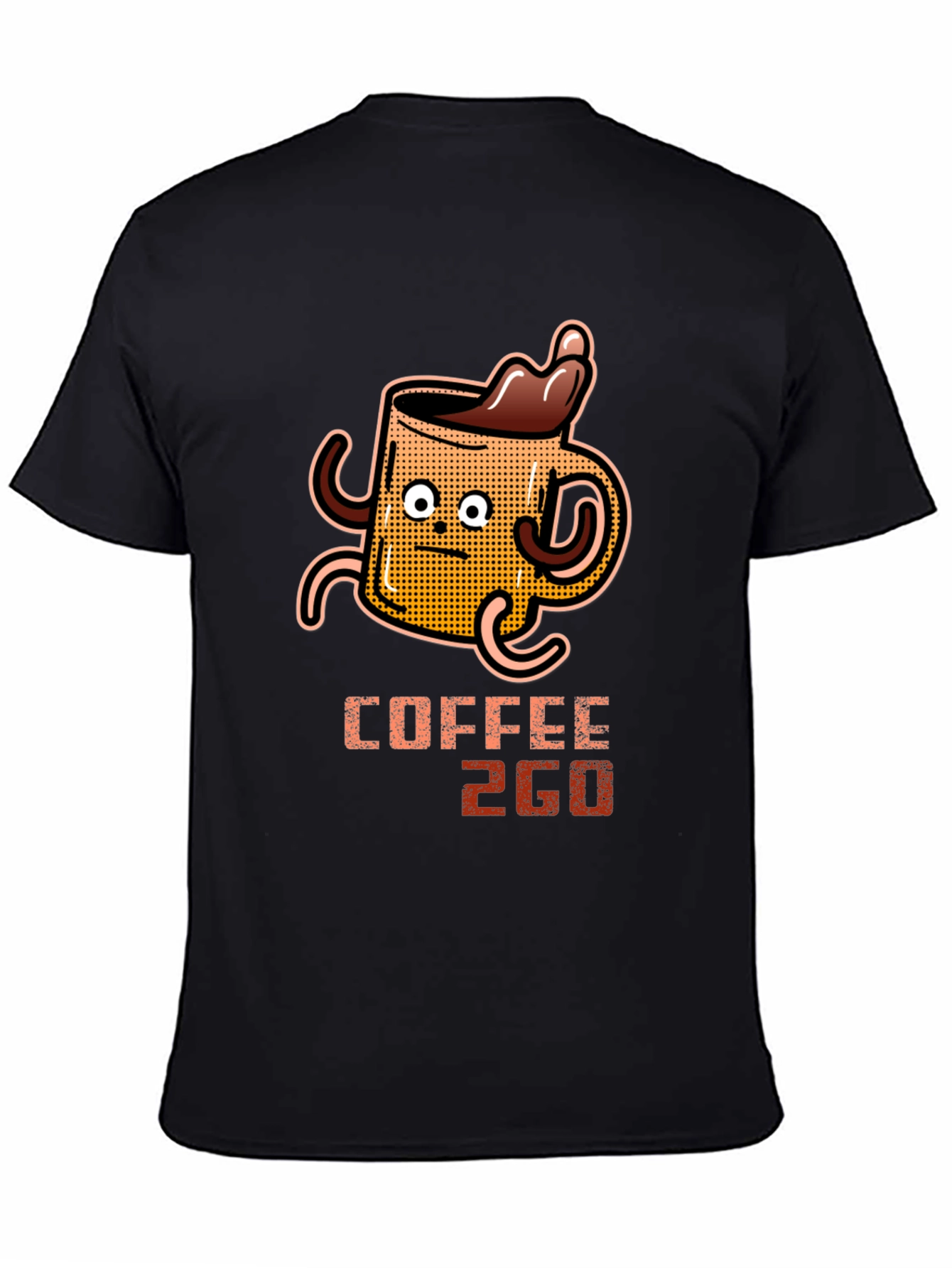 Coffee 2GO Graphic T-Shirt - Black