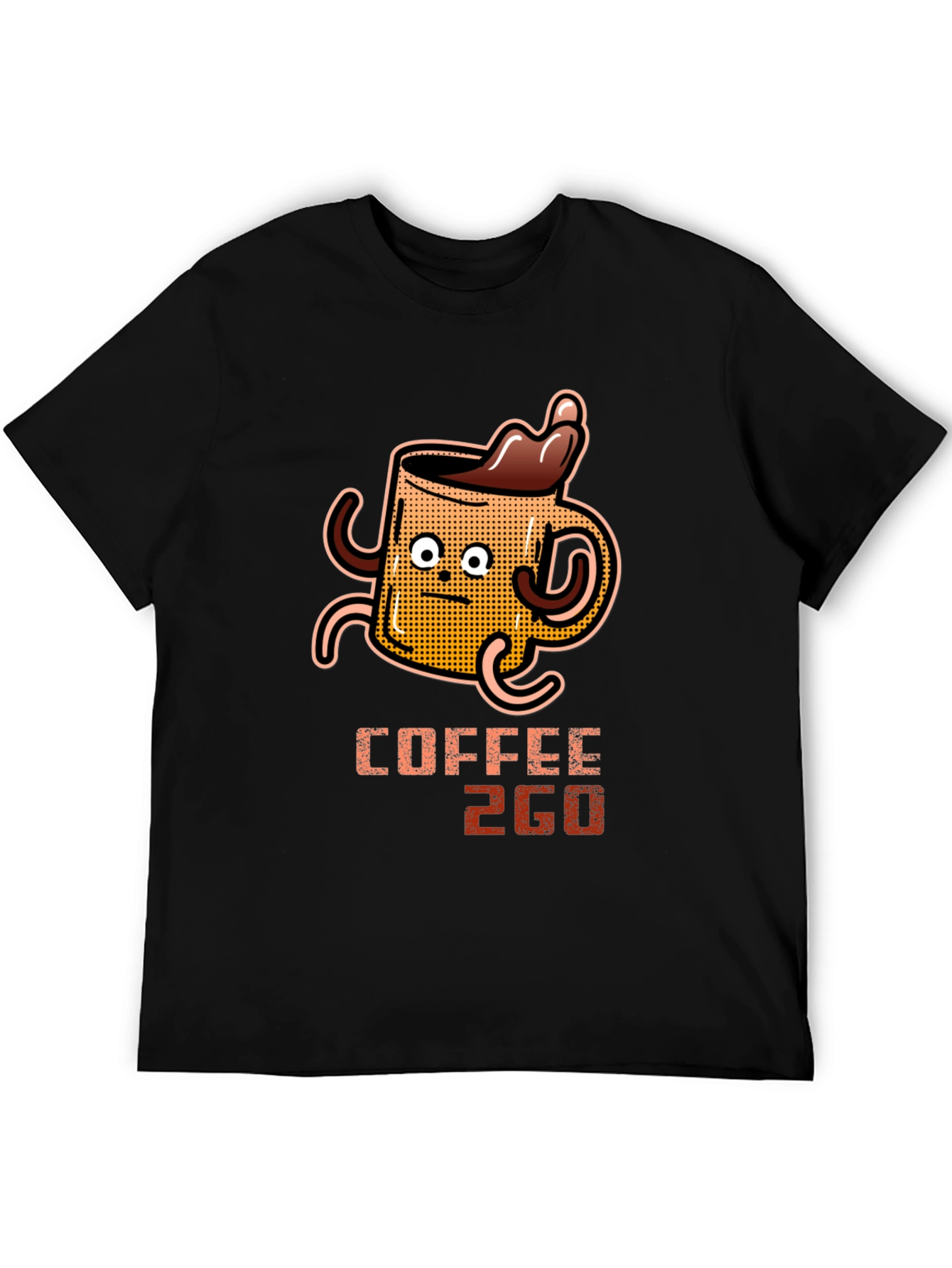 Coffee 2GO Graphic T-Shirt - Black