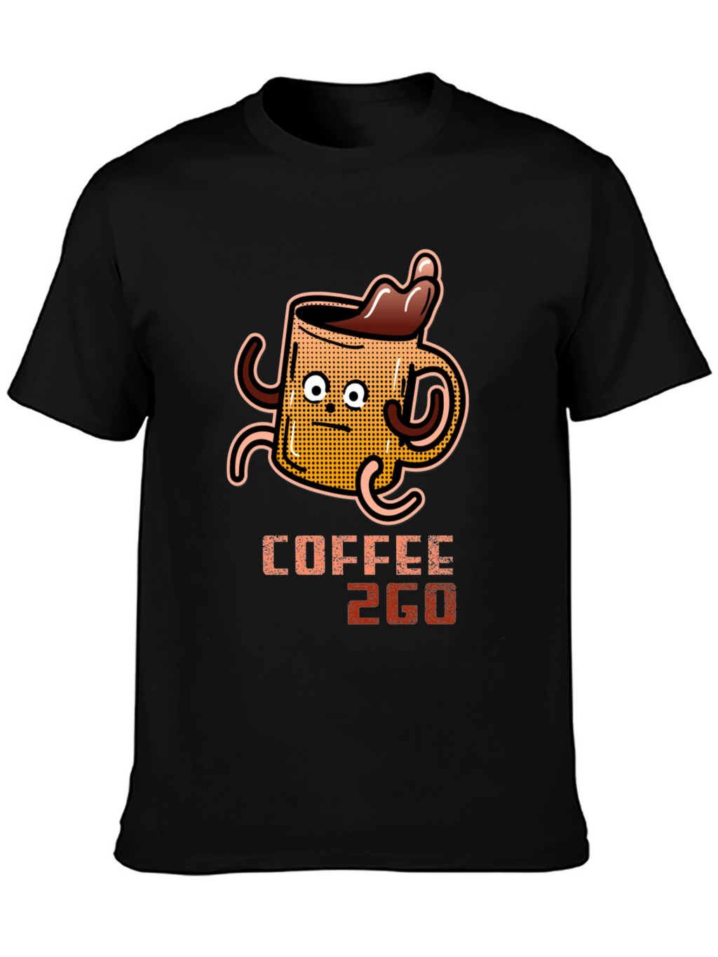 Coffee 2GO Graphic T-Shirt - Black