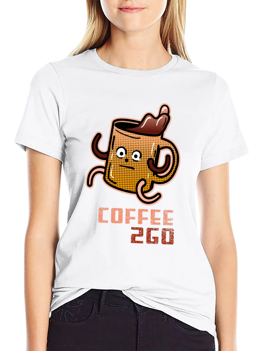 Coffee 2GO Graphic T-Shirt - Black