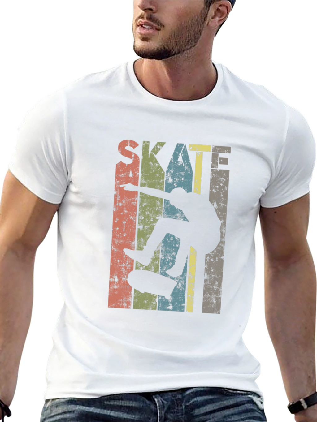 Retro Skateboarding T-Shirt