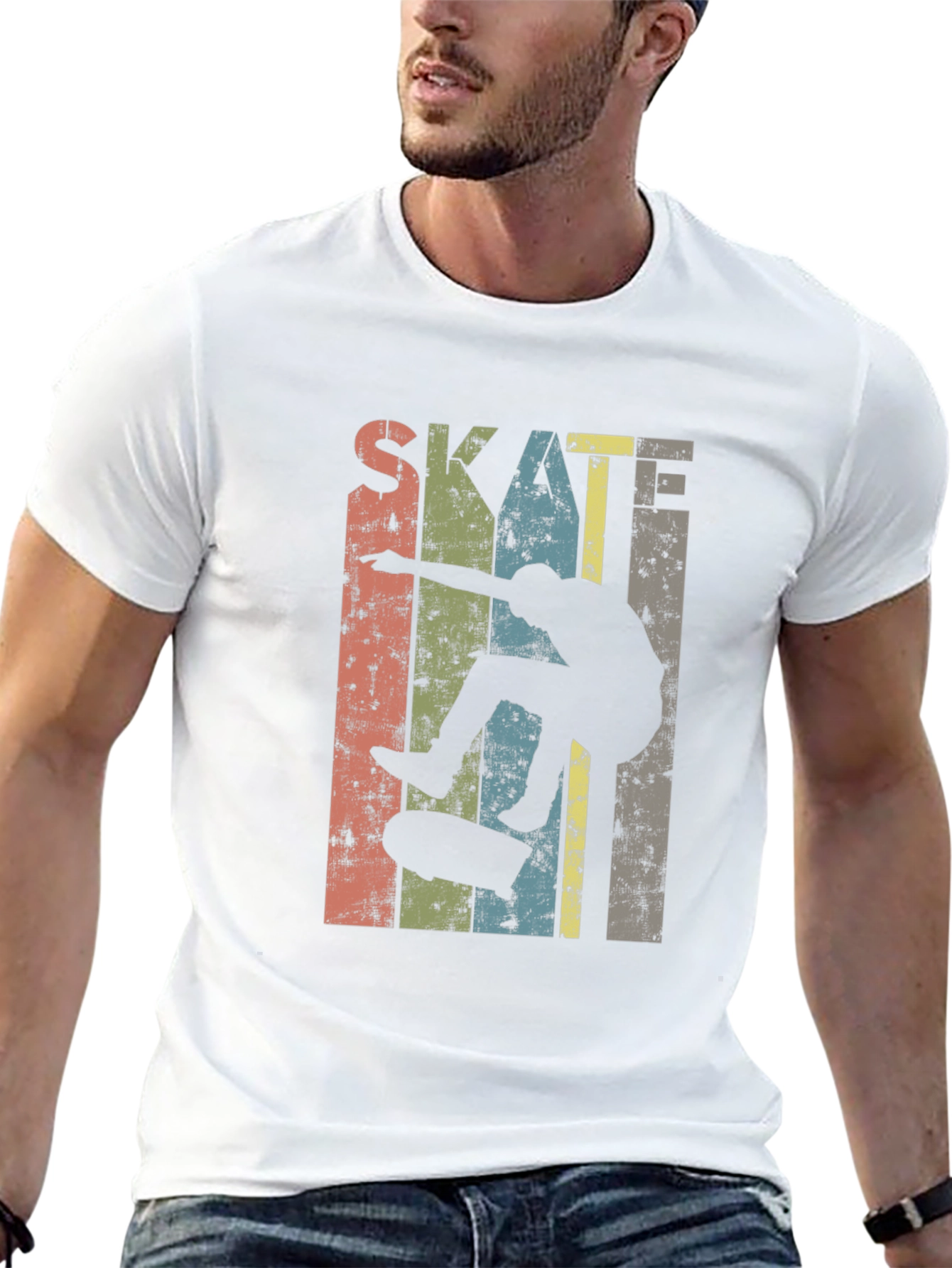 Retro Skateboarding T-Shirt