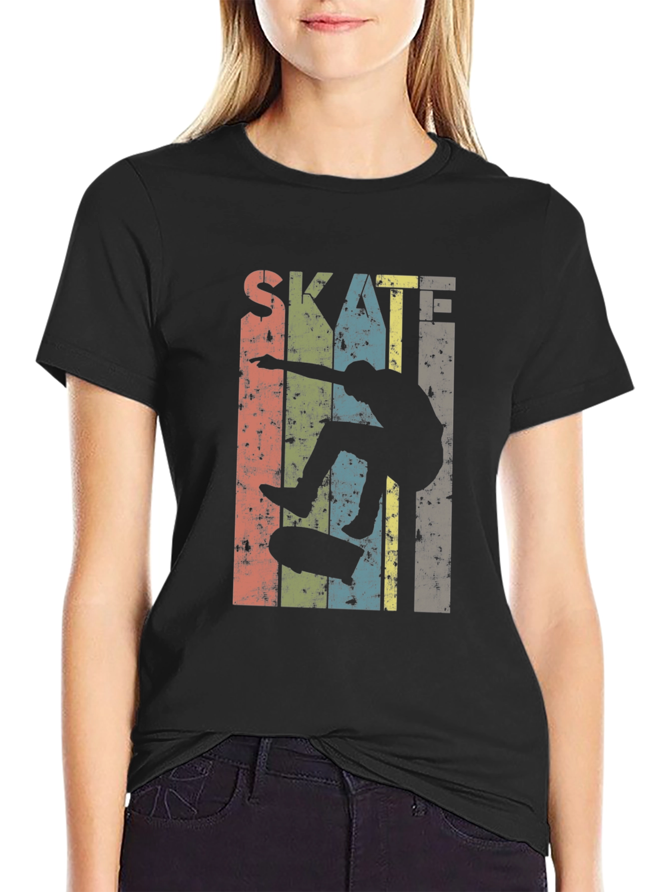 Retro Skateboarding T-Shirt