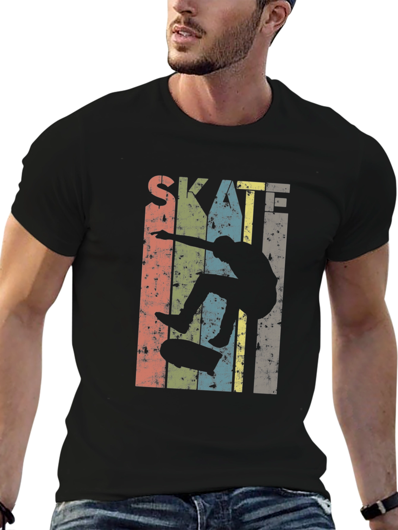 Retro Skateboarding T-Shirt