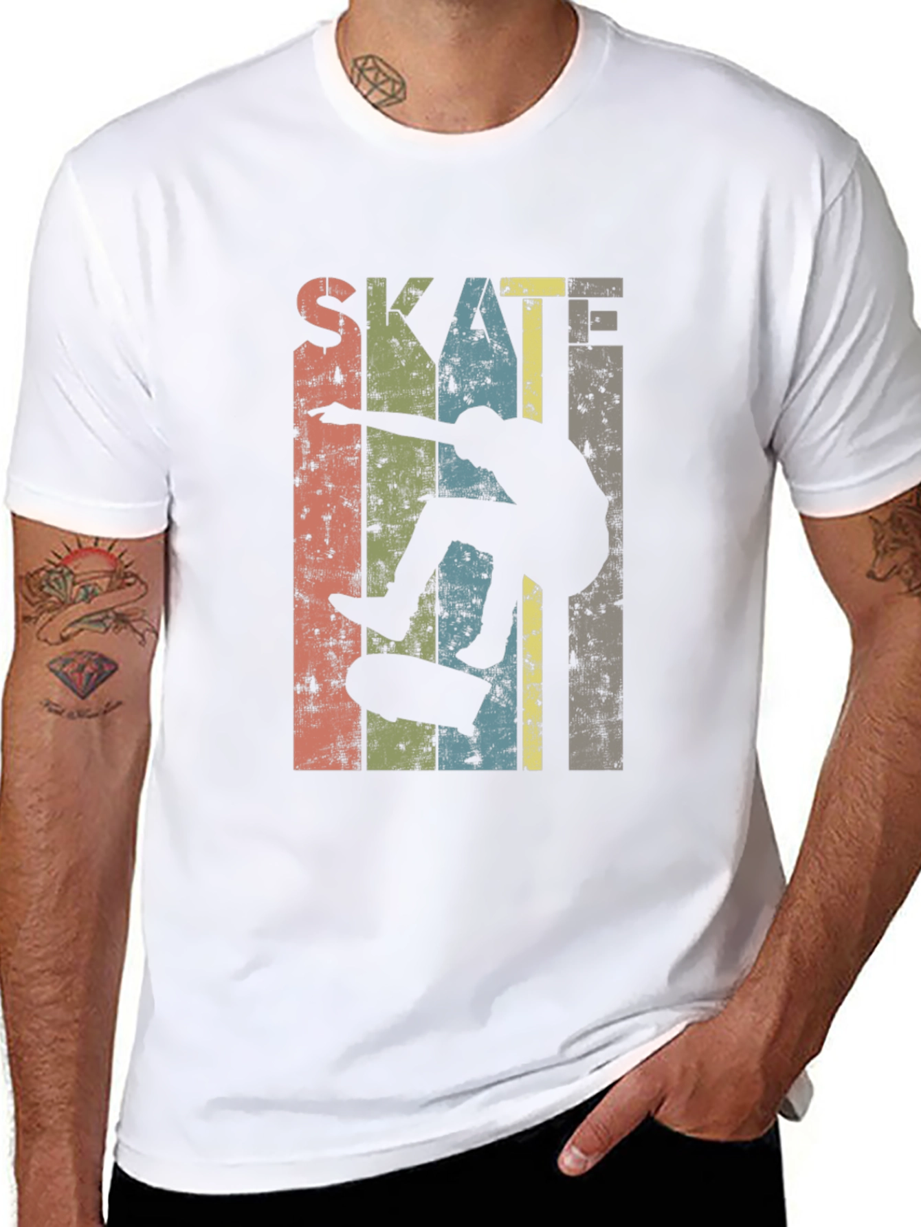 Retro Skateboarding T-Shirt