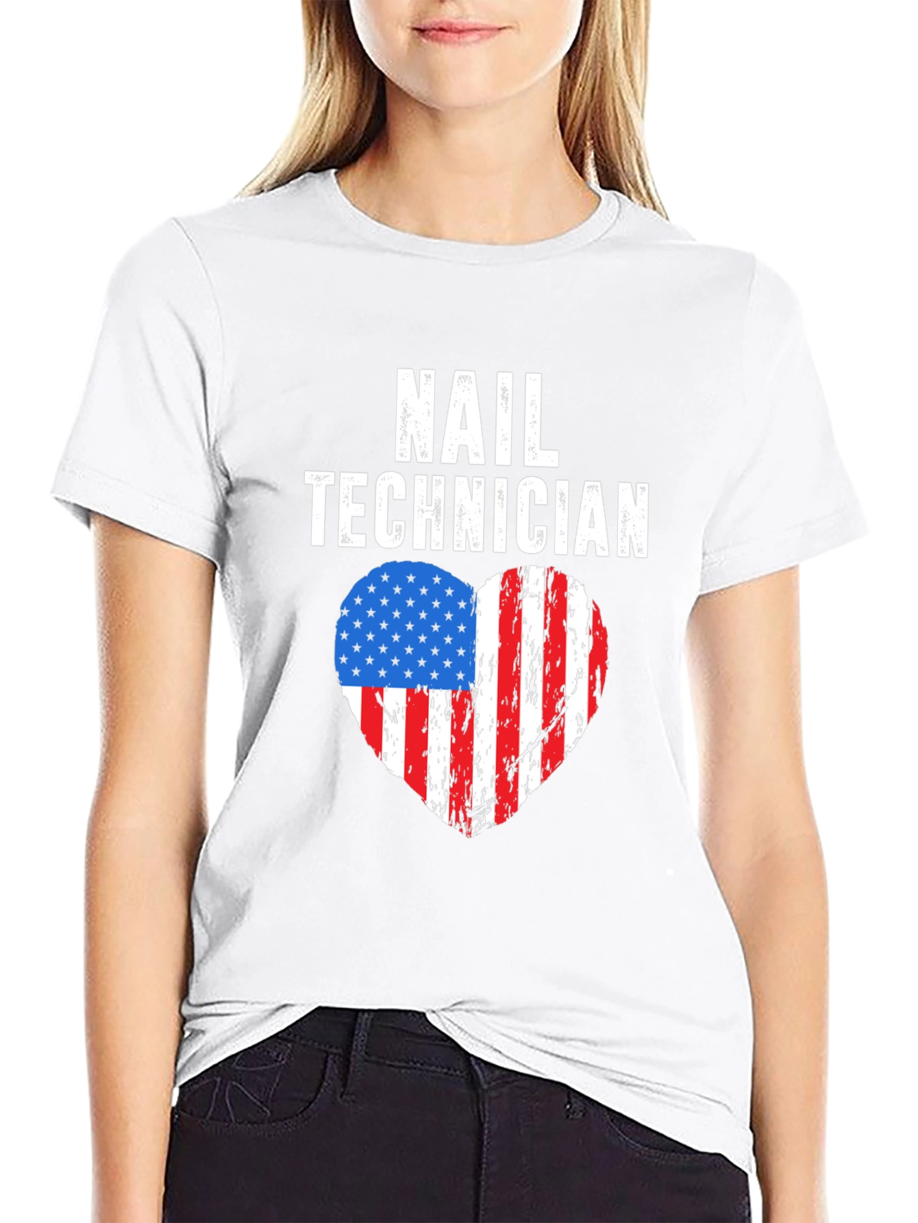 Nail Technician Patriotic T-Shirt