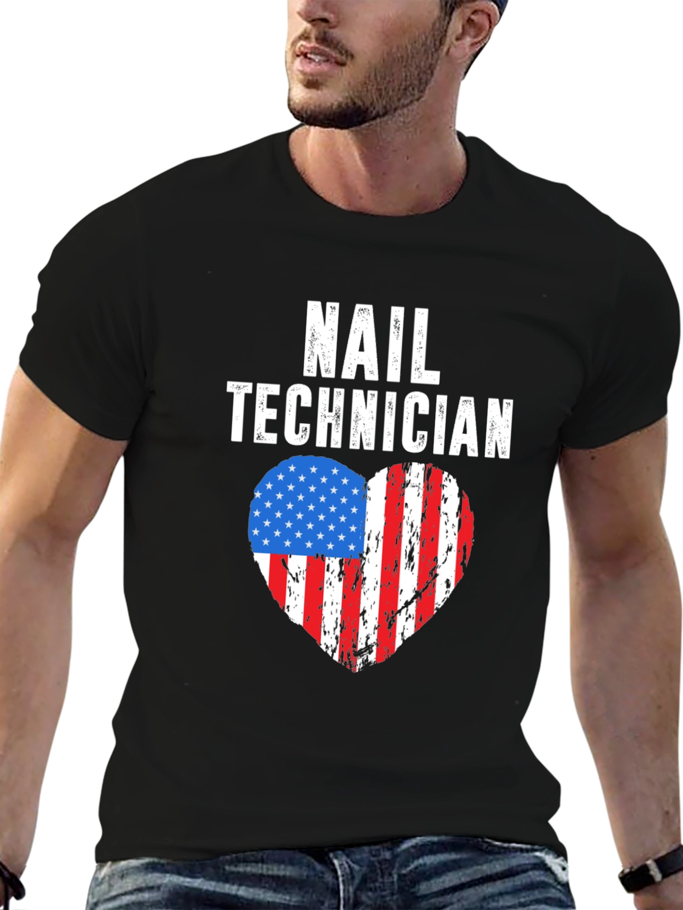 Nail Technician Patriotic T-Shirt
