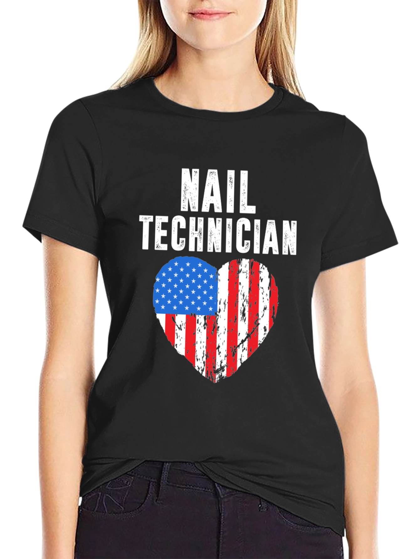 Nail Technician Patriotic T-Shirt