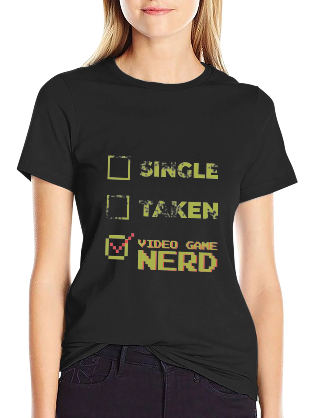 Video Game Nerd T-Shirt - Single Taken Gamer
