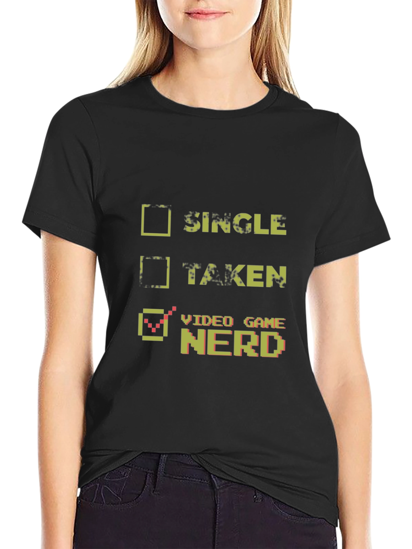 Video Game Nerd T-Shirt - Single Taken Gamer