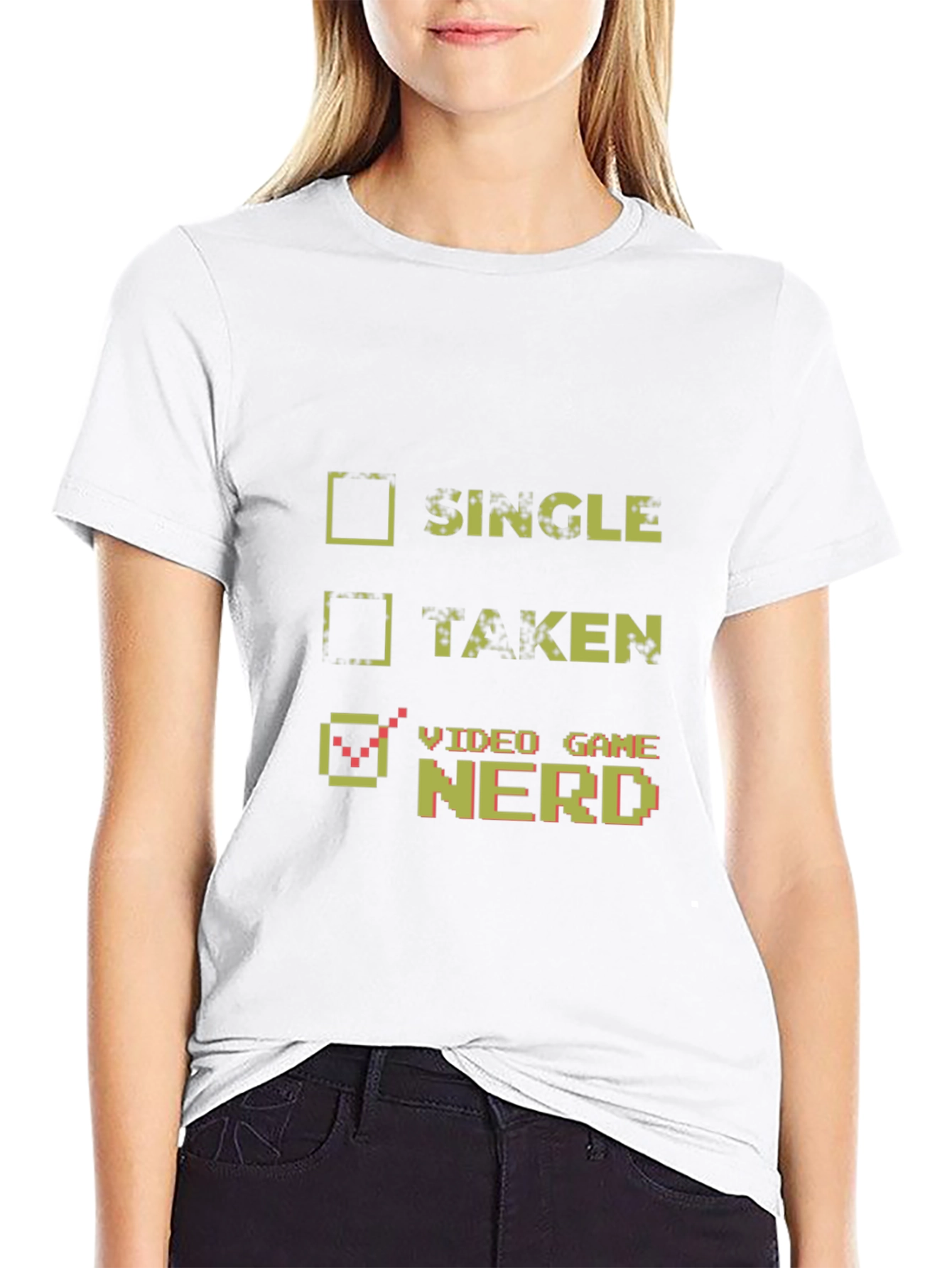 Video Game Nerd T-Shirt - Single Taken Gamer