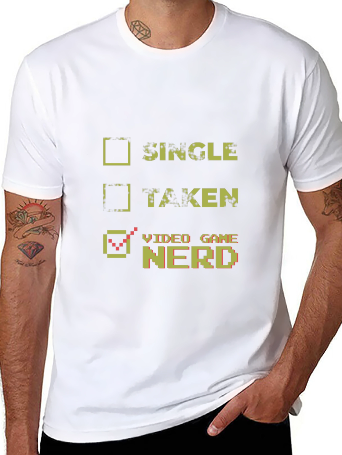 Video Game Nerd T-Shirt - Single Taken Gamer