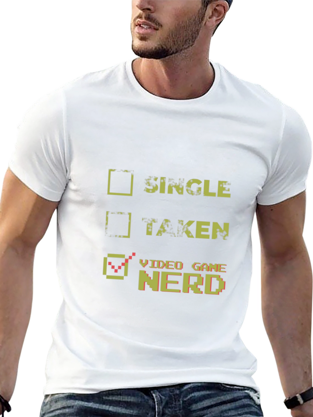 Video Game Nerd T-Shirt - Single Taken Gamer