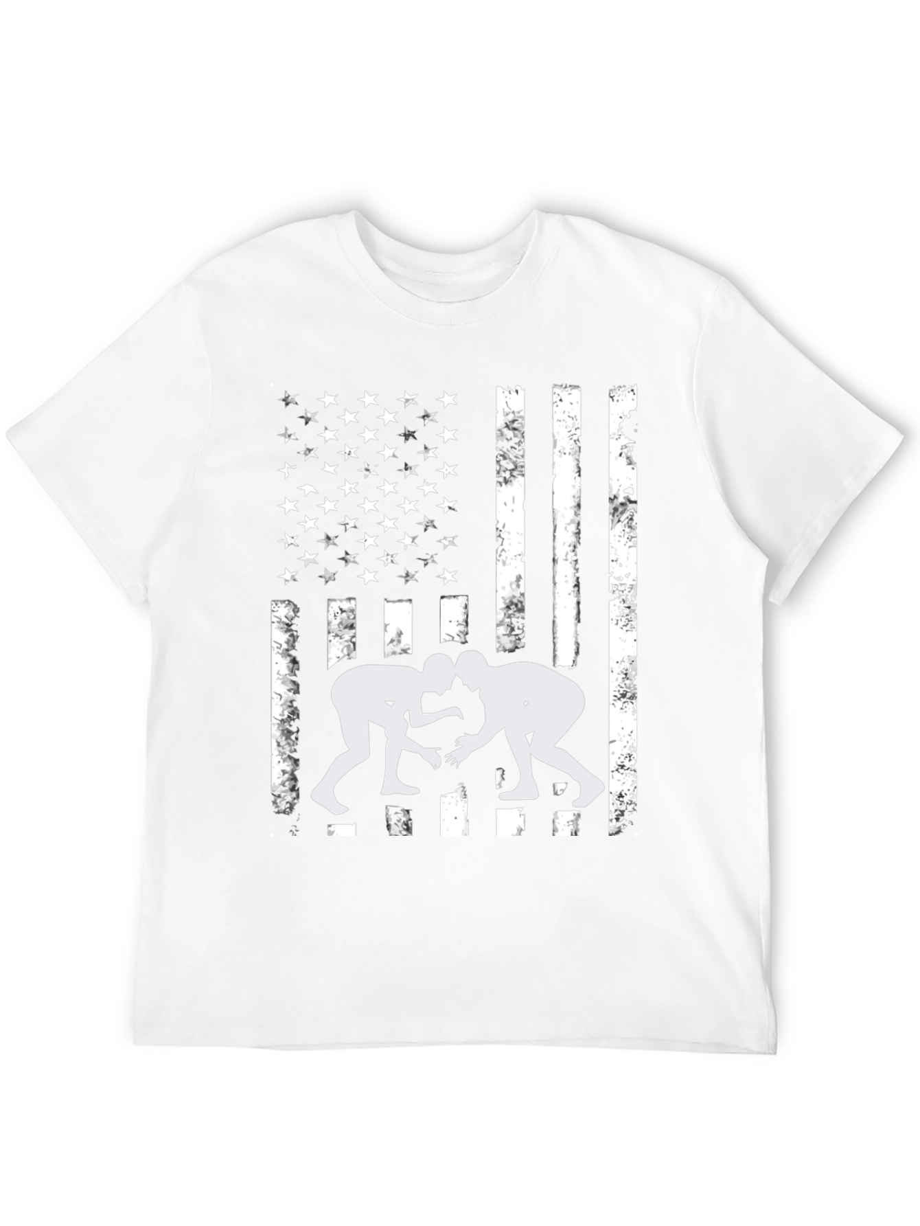 Wrestling USA Flag Graphic Tee