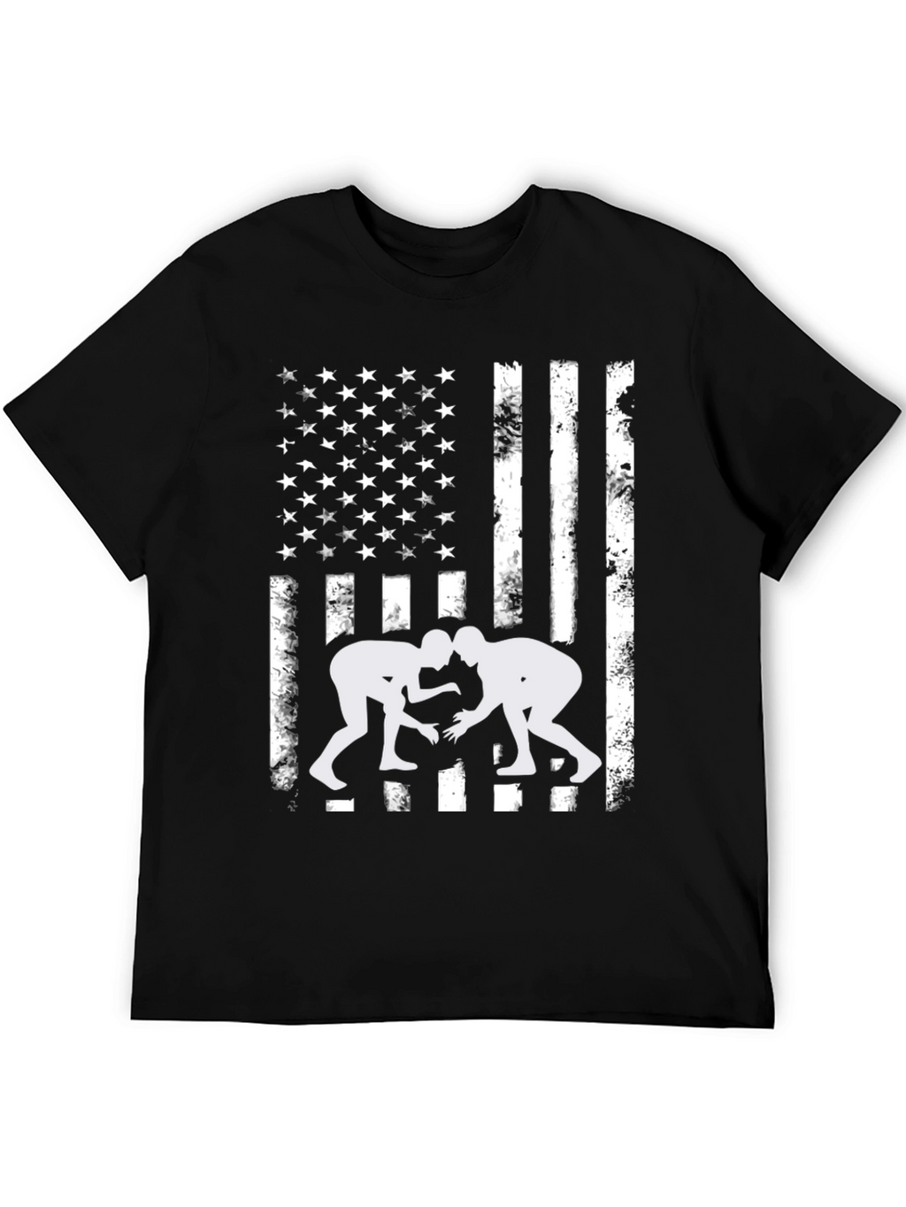 Wrestling USA Flag Graphic Tee