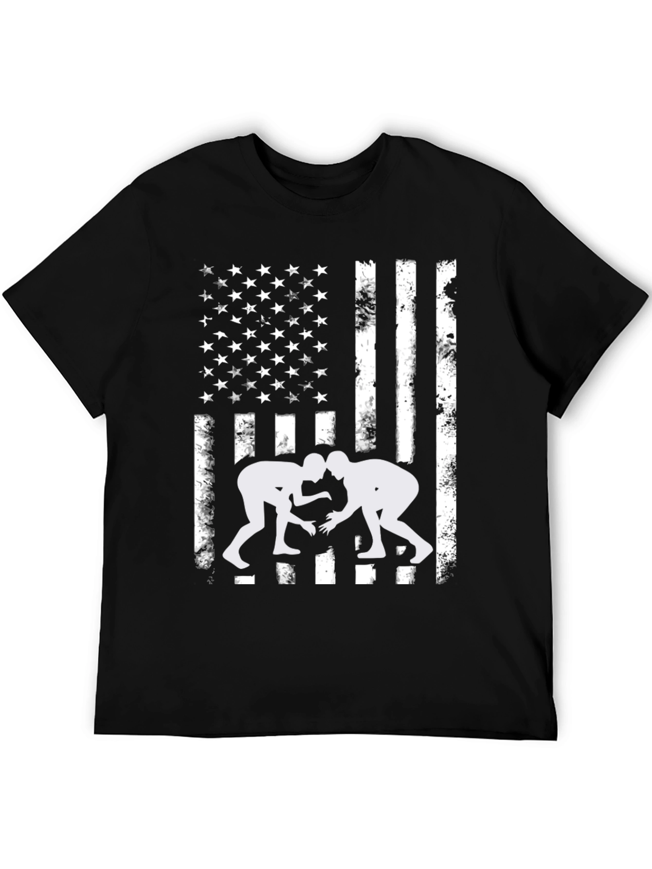 Wrestling USA Flag Graphic Tee