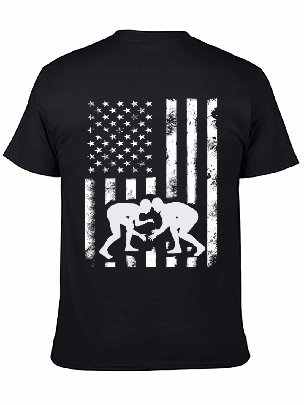 Wrestling USA Flag Graphic Tee
