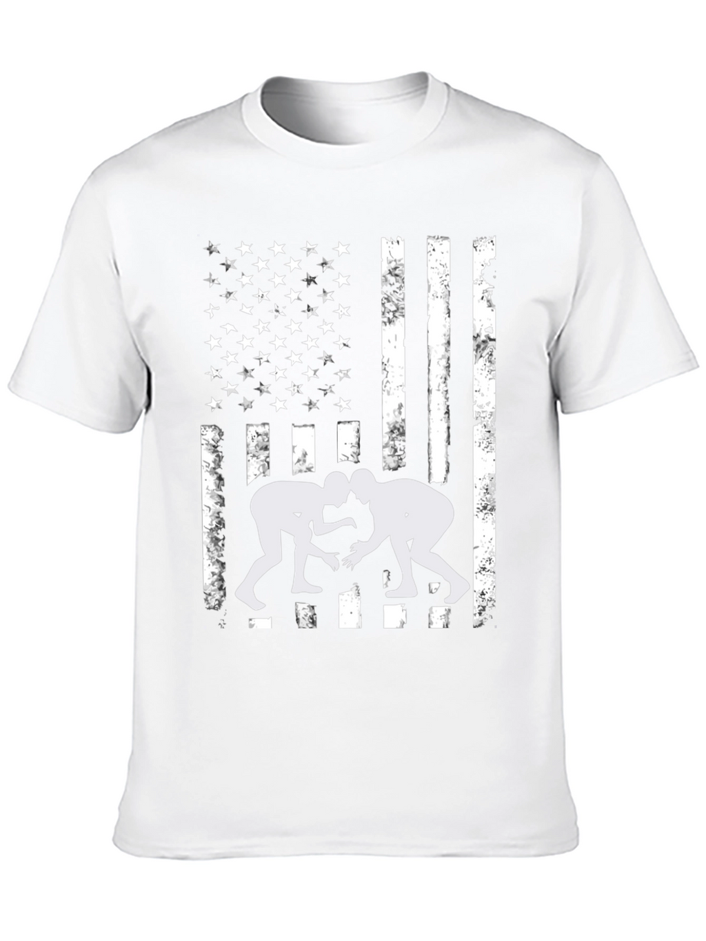 Wrestling USA Flag Graphic Tee
