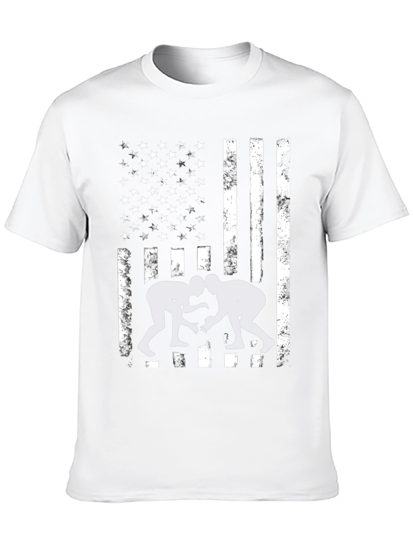 Wrestling USA Flag Graphic Tee