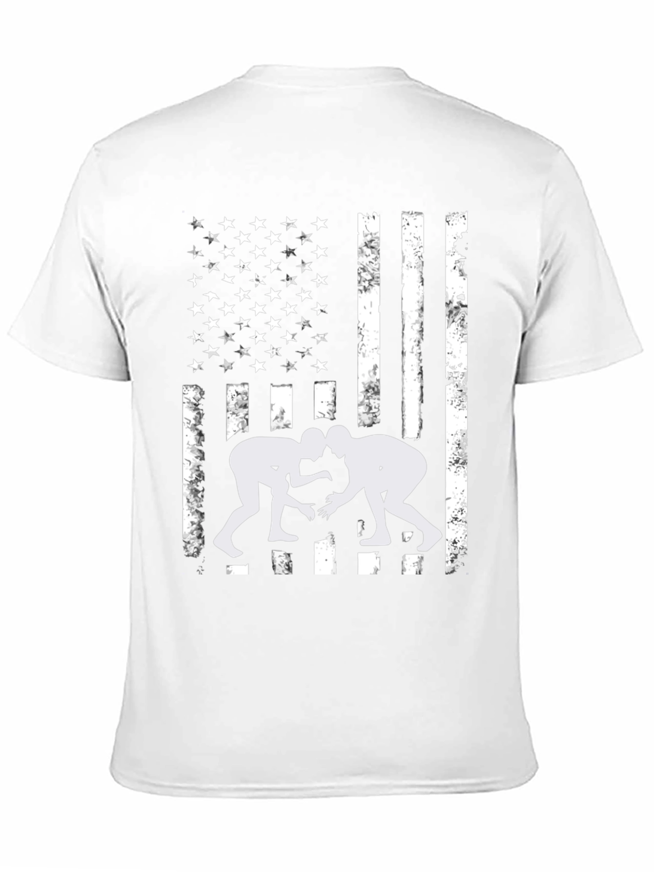 Wrestling USA Flag Graphic Tee