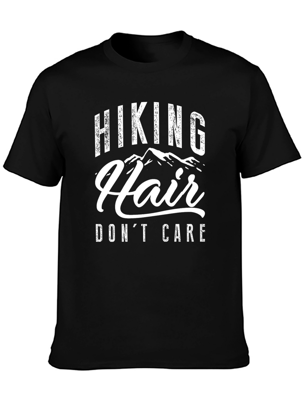 Hiking Hair Dont Care Graphic Tee