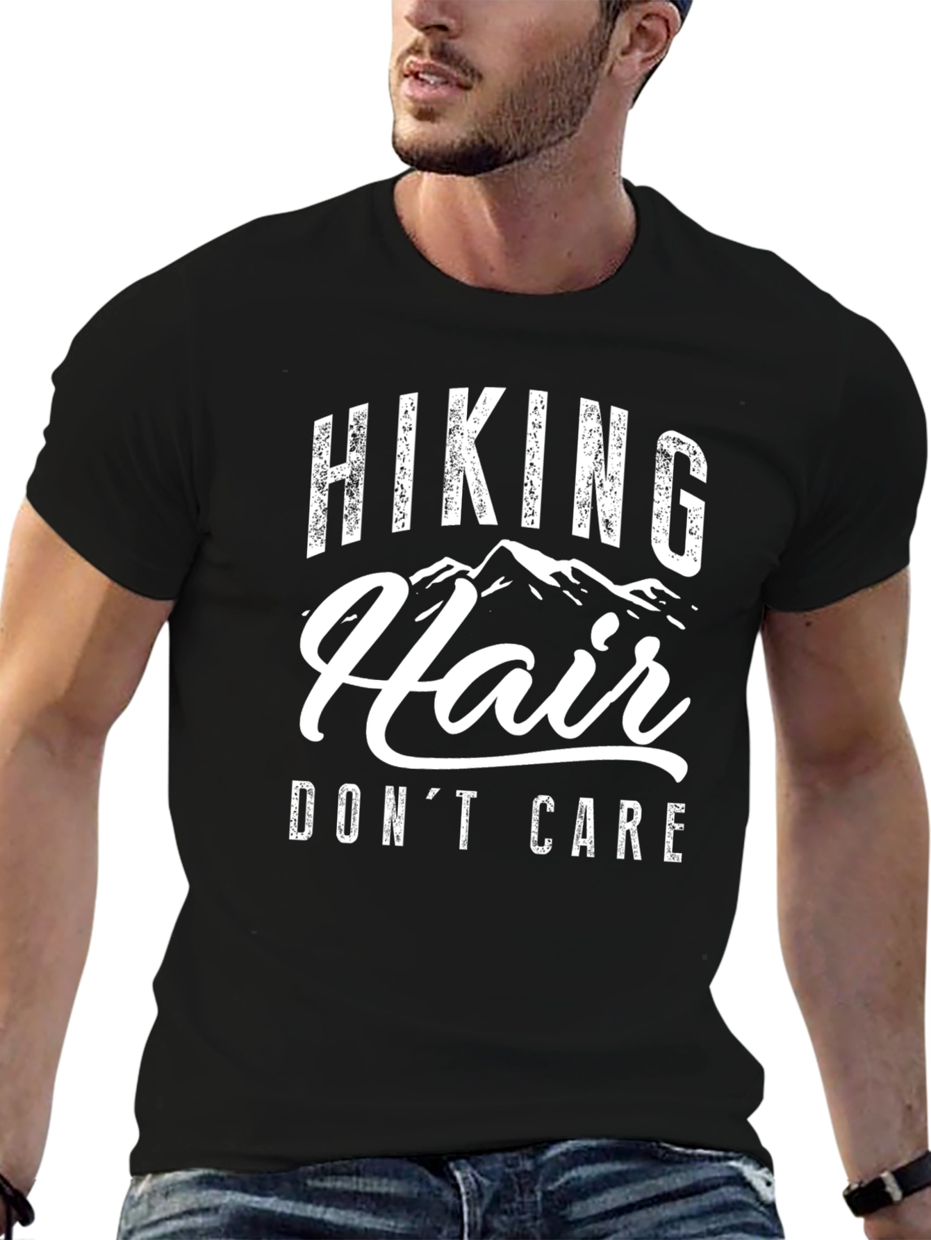 Hiking Hair Dont Care Graphic Tee