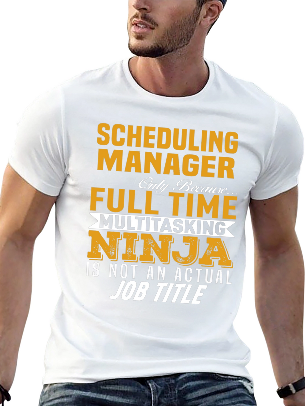 Scheduling Manager T-Shirt - Full Time Ninja Job Tee