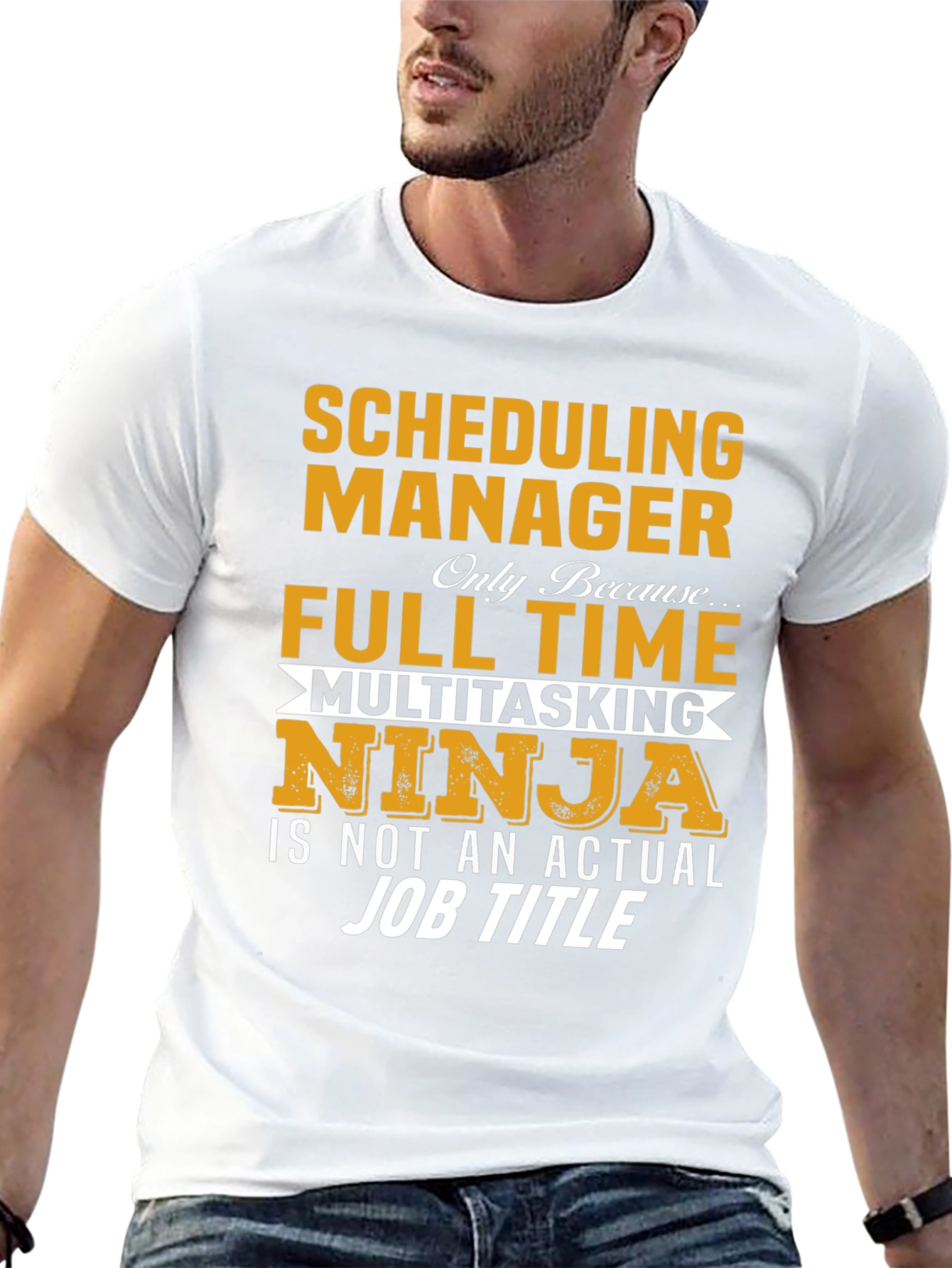 Scheduling Manager T-Shirt - Full Time Ninja Job Tee