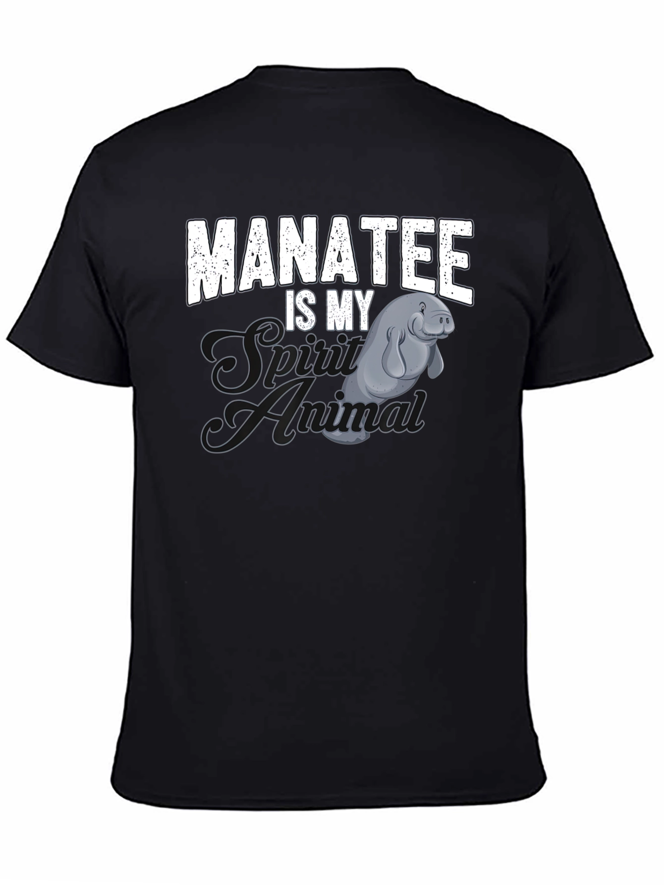 Manatee Spirit Animal Graphic Tee