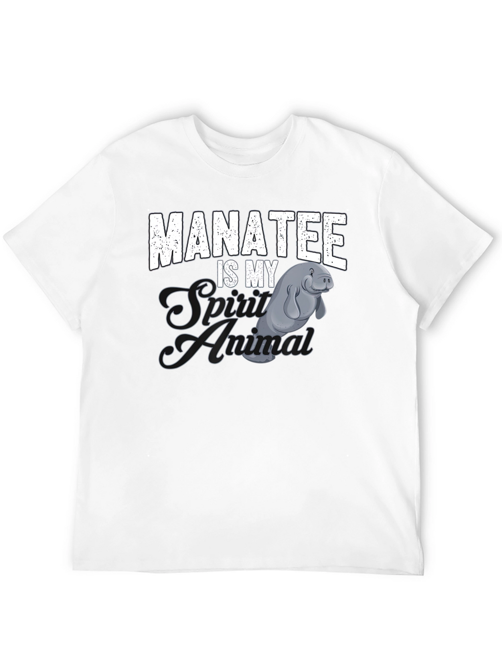 Manatee Spirit Animal Graphic Tee